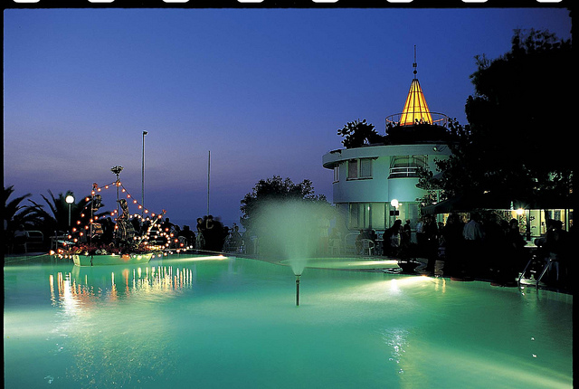 Hotel Villaggio Stromboli -Piscina di sera